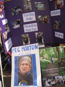an exhibit of photos from the life of Peg Morton