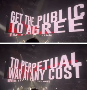 Get teh public to agree to perpetual war at any cost