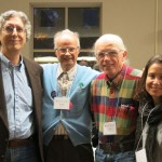 photo of four conference attendees, including Peter Goldberger and Brad Lyttle