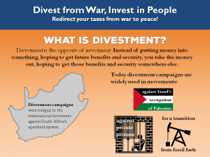 slide from the Divest from War, Invest in People presentation. for full text, see the infographic at https://nwtrcc.org/2016/04/13/infographic-invest-people-divest-pentagon/